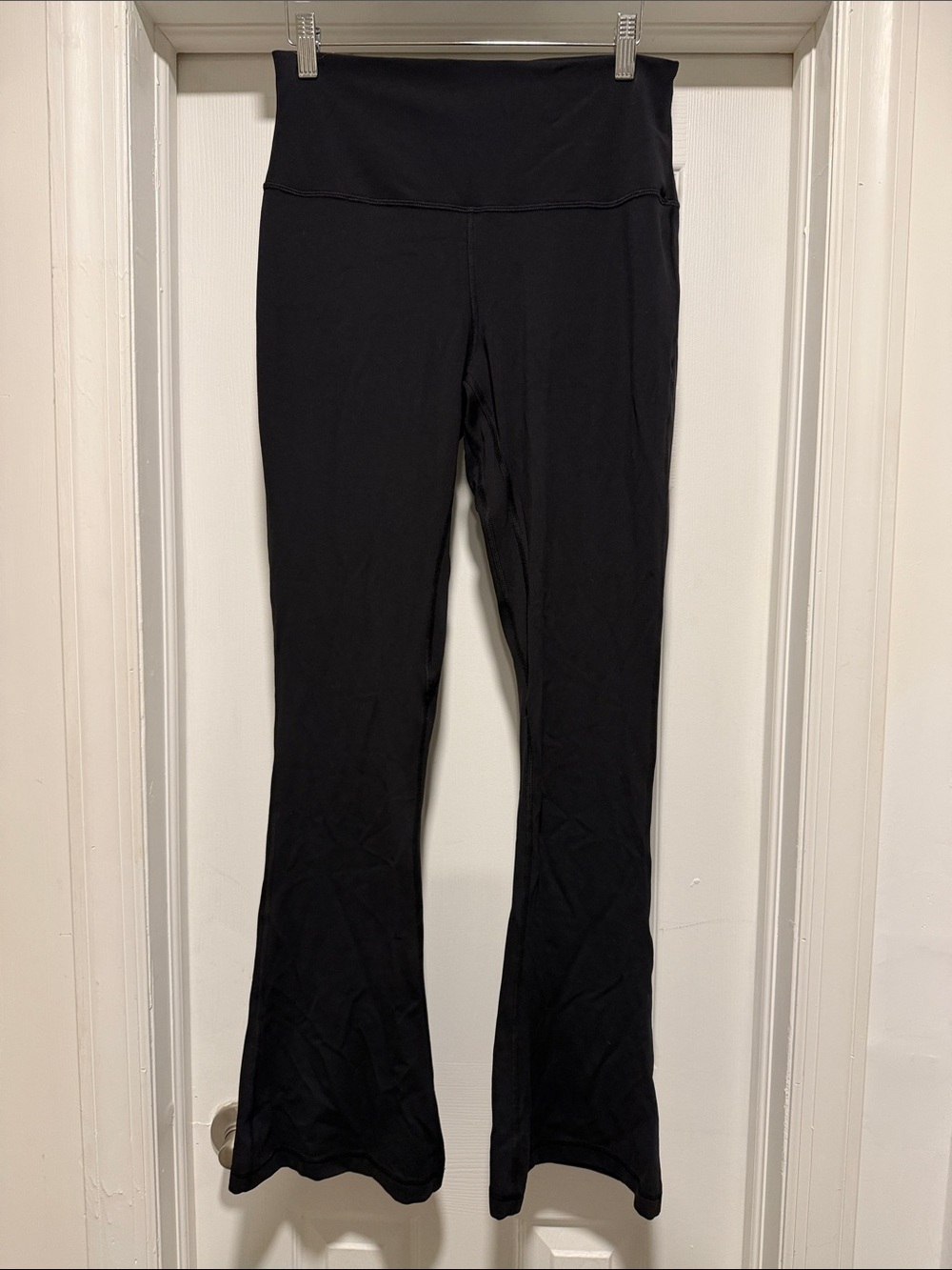 NWOT Lululemon Black Align mini flare pants in size 10. Brand new without tags